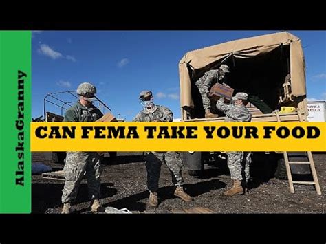 Can FEMA Take Your Food: Exploring the Boundaries of Emergency Powers and Personal Provisions