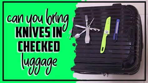 Can I Take Knives in Checked Luggage? And Why Do Airports Have So Many Rules Anyway?