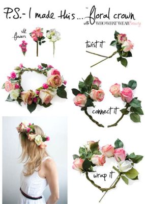 How to Make a Flower Crown with Real Flowers No Wire